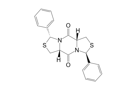 (3S,5aR,8R,10aR)-3,8-Diphenyltetrahydro-3H,5H,8H,10H-bisthiazolo[3,4-a:3',4'-d]pyrazine-5,10-dione