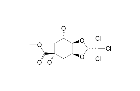 (1S,3R,4S,5R)-METHYL-4,5-O-(2,2,2-TRICHLORO-ETHYLIDENE)-1,3,4,5-TETRAHYDROXY-CYCLOHEXANE-1-CARBOXYLATE