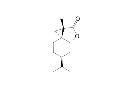 (1aS)-5-Isopropyl-hexahydro-1a-methyl-2H,5H-cyclopropa[c]bezofuran-2-one