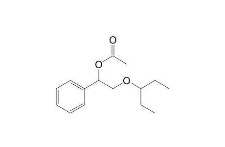 1-Acetoxy-2-(3-pentoxy)-1-phenylethane