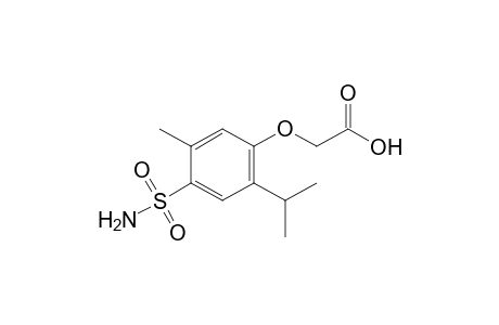 [(6-sulfamoylthymyl)oxy]acetic acid