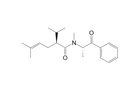 (S)-2-Isoopropyl-5-methylhex-4-enoic acid N-[(S)-1-methyl-2-oxo-2-phenylethyl]-N-methyl amide