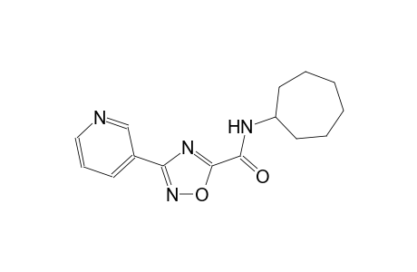 1,2,4-oxadiazole-5-carboxamide, N-cycloheptyl-3-(3-pyridinyl)-