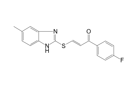 Propenone, 1-(4-fluorophenyl)-3-(5-methyl-2-benzimidazolylthio)-