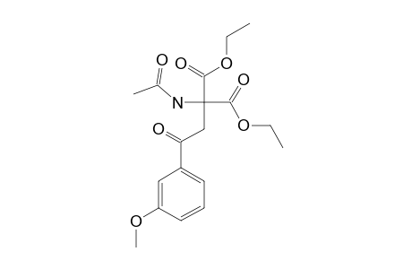 DIETHYL-2-[2-(3-METHOXYPHENYL)-2-OXOETHYL]-ACETAMIDO-MALONATE