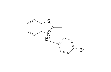 3-(4-Bromobenzyl)-2-methylbenzo[d]thiazol-3-ium bromide