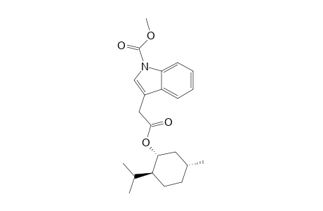 Methyl 3-(2-((1R,2S,5R)-2-isopropyl-5-methylcyclohexyloxy)-2-oxoethyl)-1H-indole-1-carboxylate