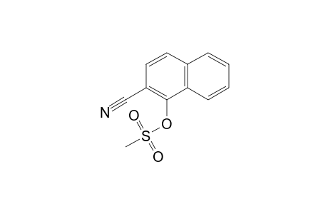 2-Naphthalenecarbonitrile, 1-[(methylsulfonyl)oxy]-