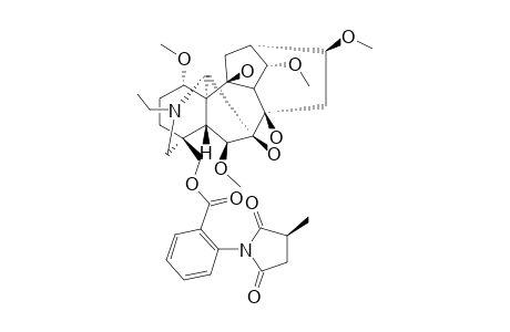 10-HYDROXYMETHYLLYCACONITINE