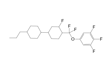 5-[difluoro-[2-fluoro-4-(4-propylcyclohexyl)cyclohexyl]methoxy]-1,2,3-trifluoro-benzene