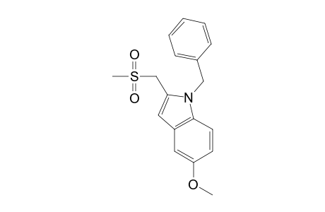 1H-Indole, 5-methoxy-2-[(methylsulfonyl)methyl]-1-(phenylmethyl)-