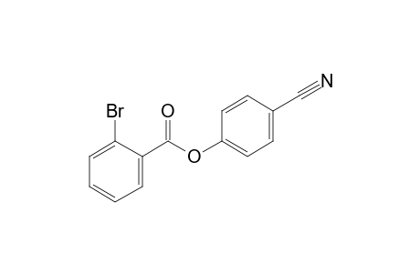 2-Bromobenzoic acid, 4-cyanophenyl ester