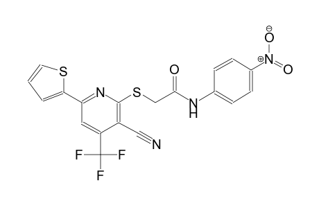 acetamide, 2-[[3-cyano-6-(2-thienyl)-4-(trifluoromethyl)-2-pyridinyl]thio]-N-(4-nitrophenyl)-