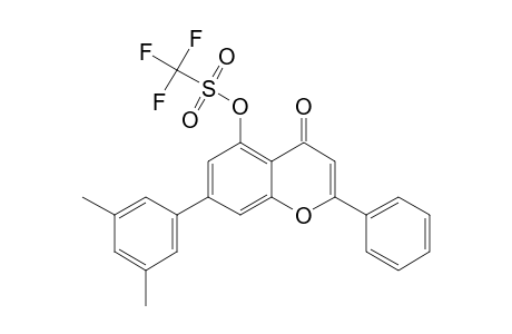 7-(3,5-Dimethylphenyl)-4-oxo-2-phenyl-4H-chromen-5-yl Trifluoromethanesulfonate