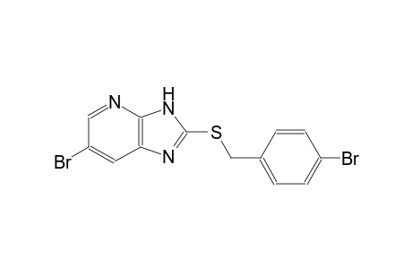 6-bromo-2-[(4-bromobenzyl)sulfanyl]-3H-imidazo[4,5-b]pyridine