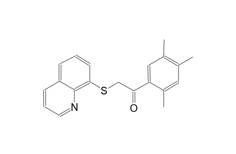 2-(8-quinolinylsulfanyl)-1-(2,4,5-trimethylphenyl)ethanone