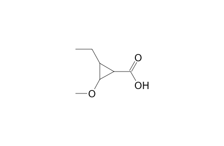 2-Ethyl-3-methoxy-1-cyclopropanecarboxylic acid