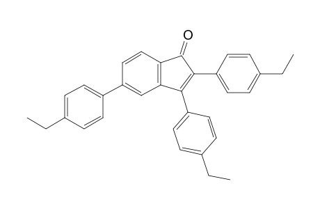 2,3,5-Tris(4-ethylphenyl)-1H-inden-1-one