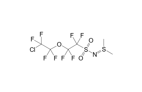 N-(Dimethylsulfanylidene)-2-[2-(Chlorotetrafluoroethoxy)tetrafluoroethyl]sulfonylamide