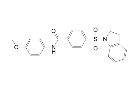 benzamide, 4-[(2,3-dihydro-1H-indol-1-yl)sulfonyl]-N-(4-methoxyphenyl)-