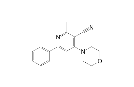 3-Cyano-2-methyl-6-phenyl-4-(morpholino)pyridine