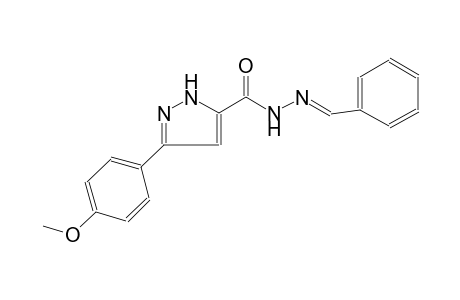 1H-pyrazole-5-carboxylic acid, 3-(4-methoxyphenyl)-, 2-[(E)-phenylmethylidene]hydrazide