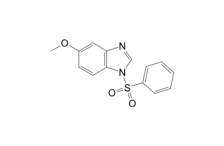 1-(benzenesulfonyl)-5-methoxy-benzimidazole