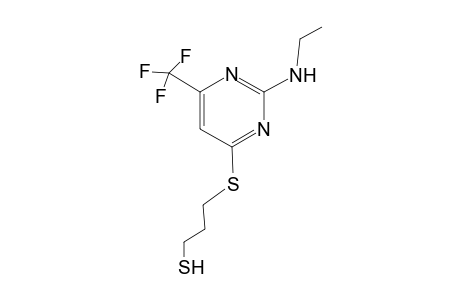 2-(N-Ethylamino)-4-(3-mercaptoprop-1-yl)thio-6-trifluoromethylpyrimidine