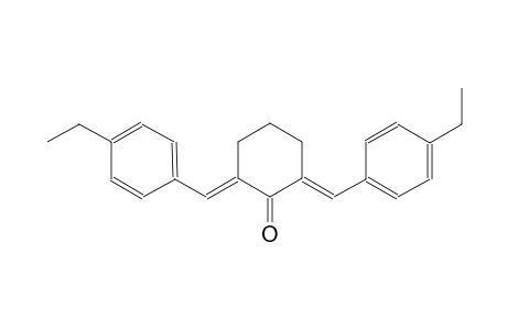 (2E,6E)-2,6-bis(4-ethylbenzylidene)cyclohexanone