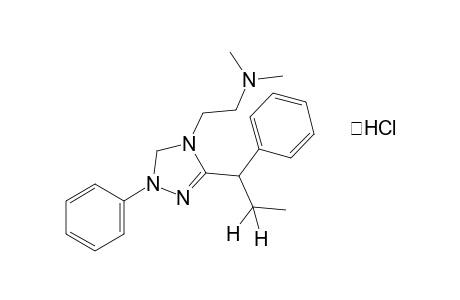 4-[2-(dimethylamino)ethyl]-3-(a-ethylbenzyl)-1-phenyl-delta 2-1,2,4-triazolin-5-one, monohydrochloride