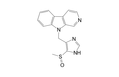 9-[(4-methylsulfinyl-1H-imidazol-5-yl)methyl]-$b-carboline