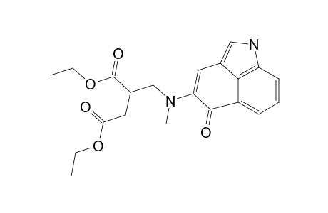 N-(5-Oxo-1,5-dihydrobenz[c,d]indol-4-yl)-2',3'-diethoxycarbonyl-1'-propylamine