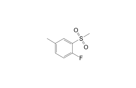 1-Fluoranyl-4-methyl-2-methylsulfonyl-benzene