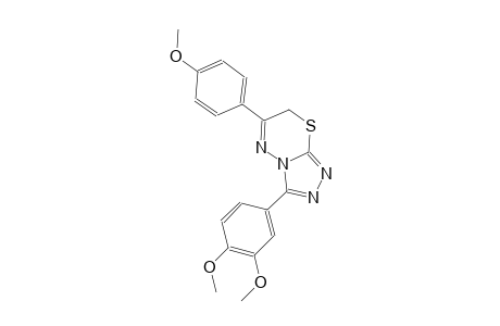 3-(3,4-dimethoxyphenyl)-6-(4-methoxyphenyl)-7H-[1,2,4]triazolo[3,4-b][1,3,4]thiadiazine