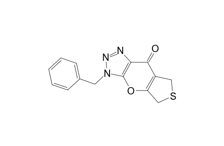 Thieno[3',4':5,6]pyrano[2,3-d]-1,2,3-triazol-8(3H)-one, 5,7-dihydro-3-(phenylmethyl)-