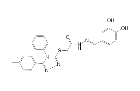 acetic acid, [[5-(4-methylphenyl)-4-phenyl-4H-1,2,4-triazol-3-yl]thio]-, 2-[(E)-(3,4-dihydroxyphenyl)methylidene]hydrazide