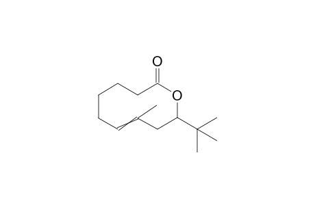 10-(tert-butyl)-8-methyl-3,4,5,6,9,10-hexahydro-2H-oxecin-2-one