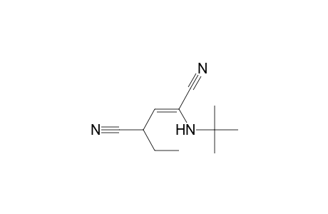 2-Pentenedinitrile, 2-[(1,1-dimethylethyl)amino]-4-ethyl-, (E)-