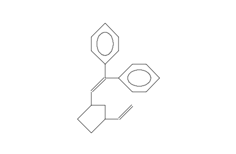 cis-1-(2,2-Diphenyl-vinyl)-3-vinyl-cyclopentane