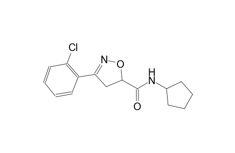 5-isoxazolecarboxamide, 3-(2-chlorophenyl)-N-cyclopentyl-4,5-dihydro-