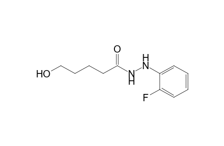 Pentanoic acid, 5-hydroxy-, 2-(2-fluorophenyl)hydrazide
