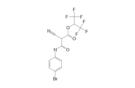 3-[(4-bromophenyl)amino]-2-cyano-3-keto-propionic acid [2,2,2-trifluoro-1-(trifluoromethyl)ethyl] ester