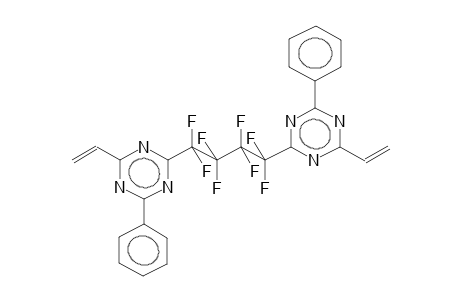 ALPHA,OMEGA-DI-(2-VINYL-4-PHENYL-S-TRIAZINYL-6)PERFLUOROBUTANE