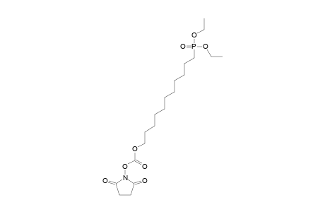 DIETHYL-[11-([(2,5-DIOXOTETRAHYDRO-1H-1-PYRROLYL)-OXY]-CARBONYLOXY)-UNDECYL]-PHOSPHONATE