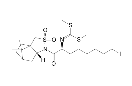 (2R)-N-{(2S)-2-{[bis(Methylthio)methylidene]amino}-8-iodooctan-1-oyl}-bornane-10,2-sultam