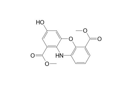 10H-Phenoxazine-1,6-dicarboxylic acid, 3-hydroxy-, dimethyl ester