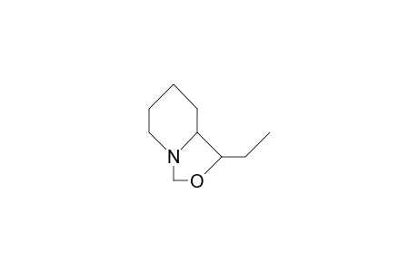 cis-(H1,H8A)-1-Ethyl-perhydro-oxazolo(3,4A)pyridine