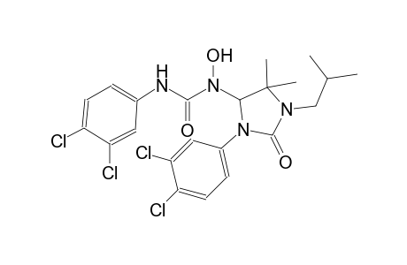 urea, N'-(3,4-dichlorophenyl)-N-[3-(3,4-dichlorophenyl)-5,5-dimethyl-1-(2-methylpropyl)-2-oxo-4-imidazolidinyl]-N-hydroxy-