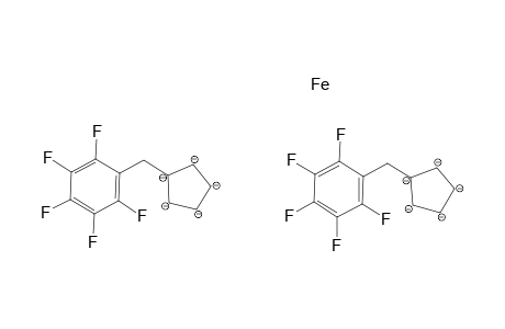Ferrocene, 1,1'-bis[(pentafluorophenyl)methyl]-