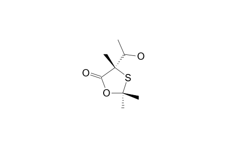 4-(1-HYDROXYETHYL)-2,2,4-TRIMETHYL-1,3-OXATHIOLAN-5-ONE